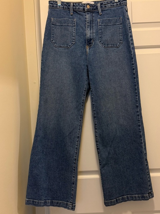 Just Black Denim - Just Black Denim Sailor Patch Pocket Wide Leg Jeans Size 31